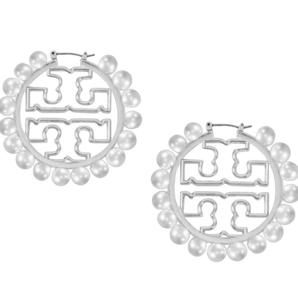 Tory Burch pearl earrings